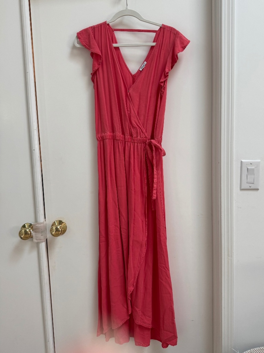 Splendid Coral Maxi Dress